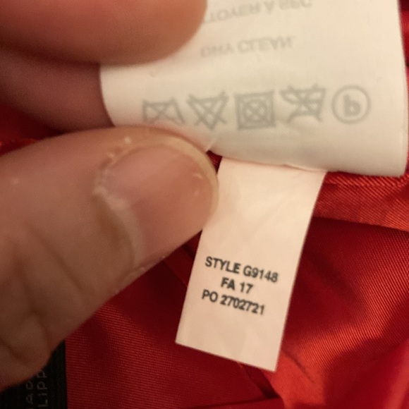 J. Crew red wool ruffle mini skirt, size 4 #G9148 from fall 2017 - Picture 6 of 6